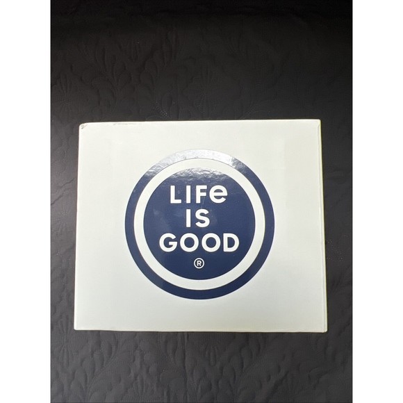 NIB Life Is Good 25 OZ Stainless Steel Tumbler Snow & Affirmation Stickers Gift - Picture 6 of 7